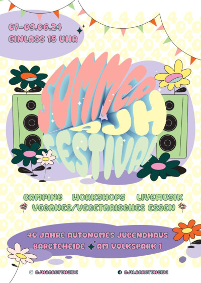 AJH Sommerfestival Plakat dina4 730x1024