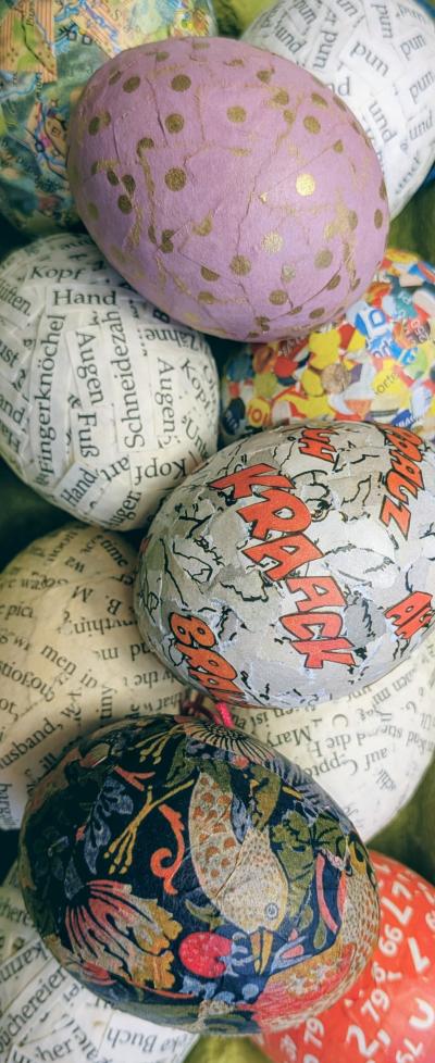 UpcyclingOstereier CR Stadtbuecherei Ahrensburg